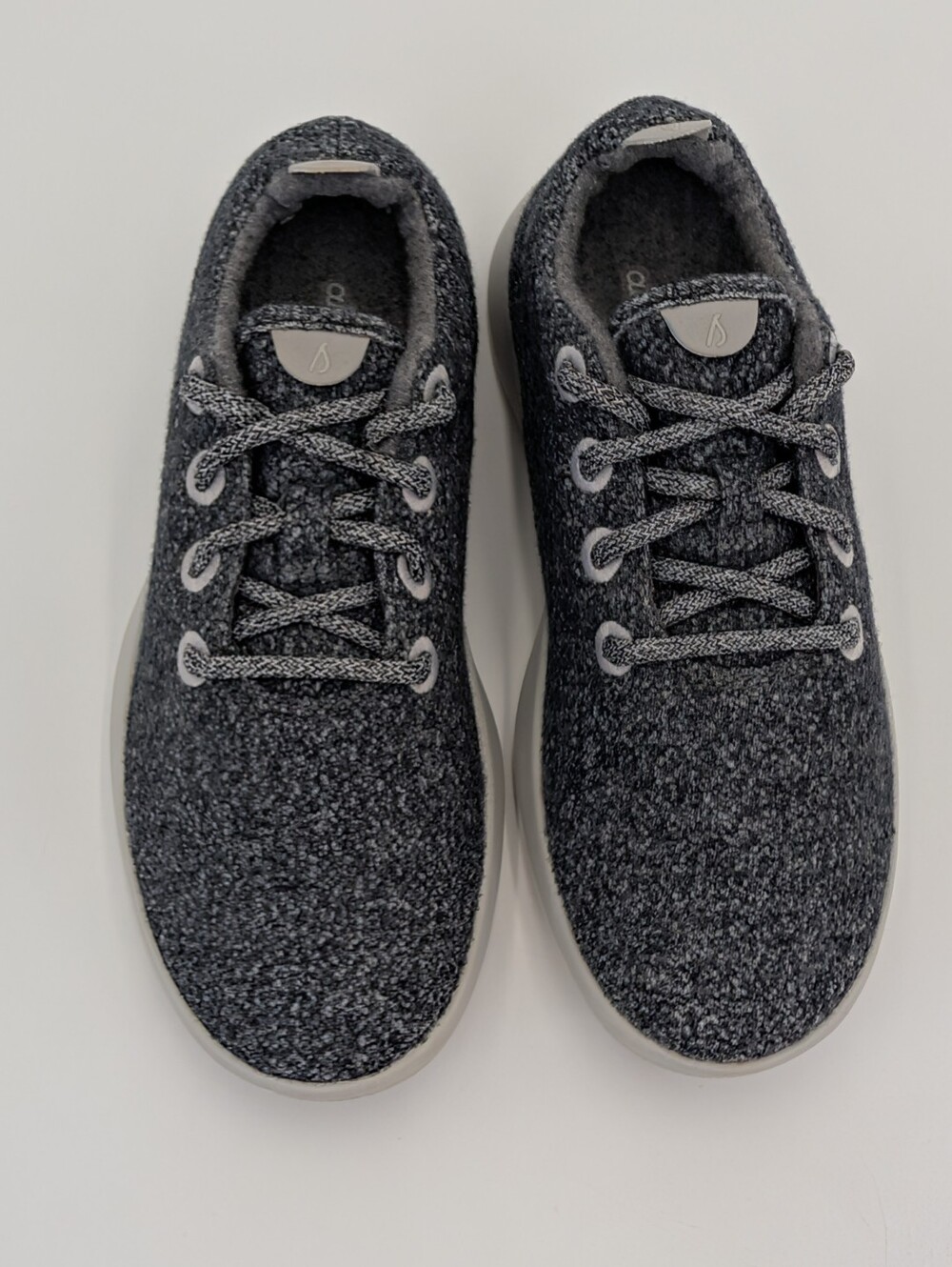 allbirds Sz 8 Women's Heather Gray Merino Wool Lace-Up Cushioned Insole Sneakers - Picture 12 of 17